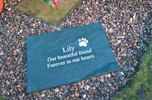 dog memorial plaque