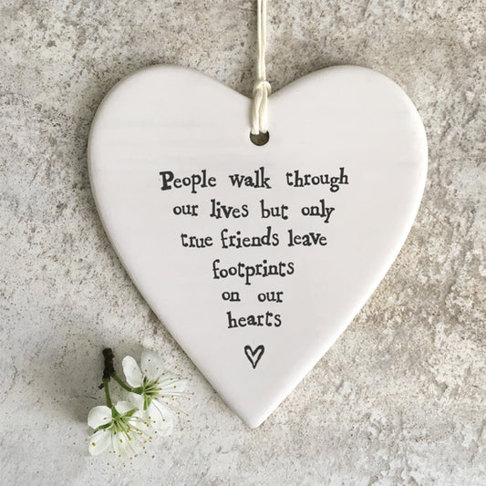 People walk through our lives heart