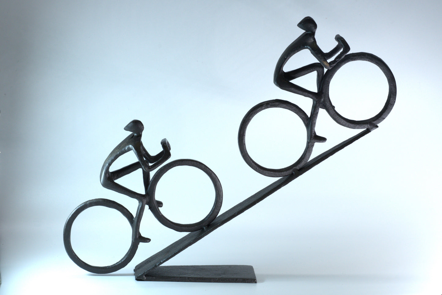 Metal Cyclist Duo