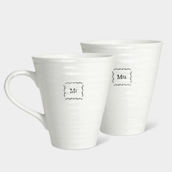 Mr & Mrs Mug Set