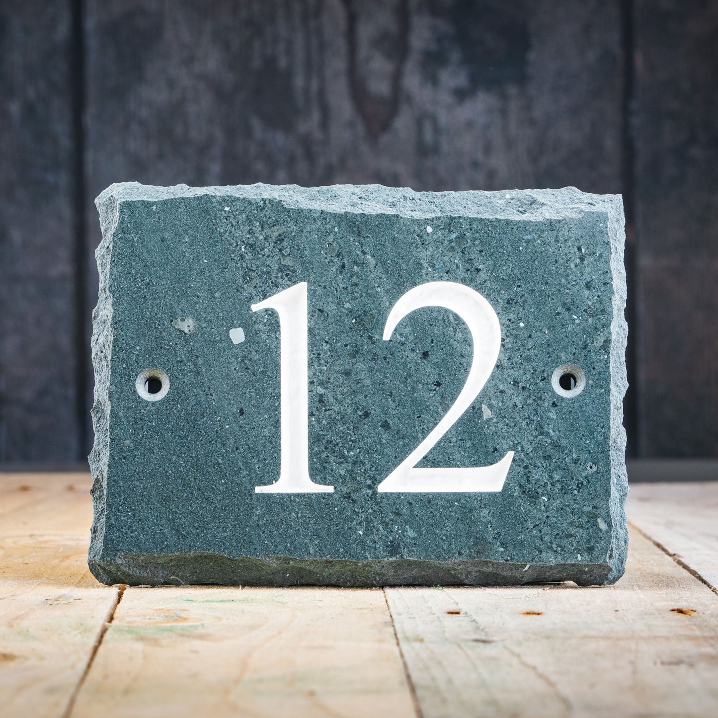 slate house number signs