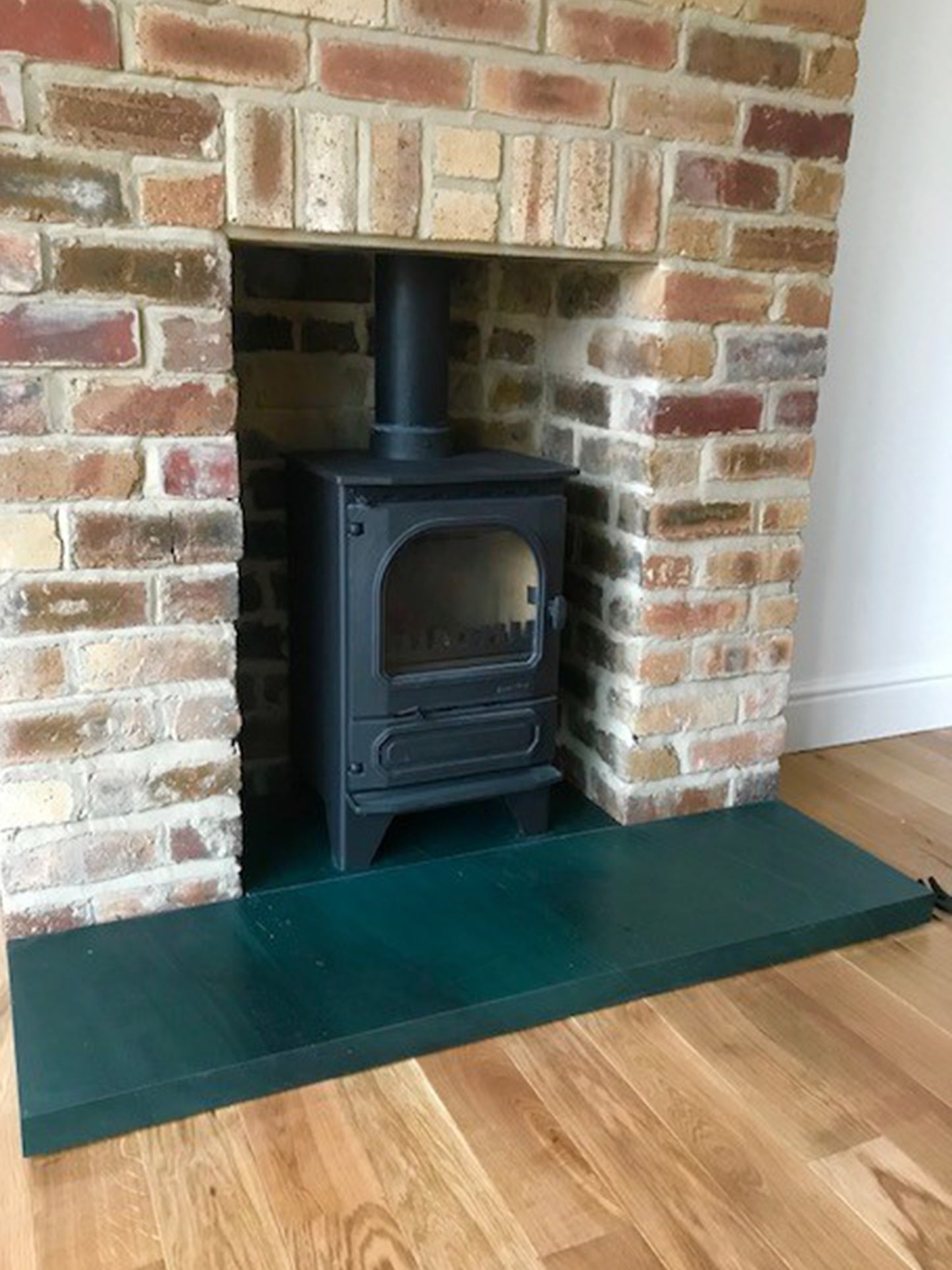 Honed Rectangle Slate Fire Hearth