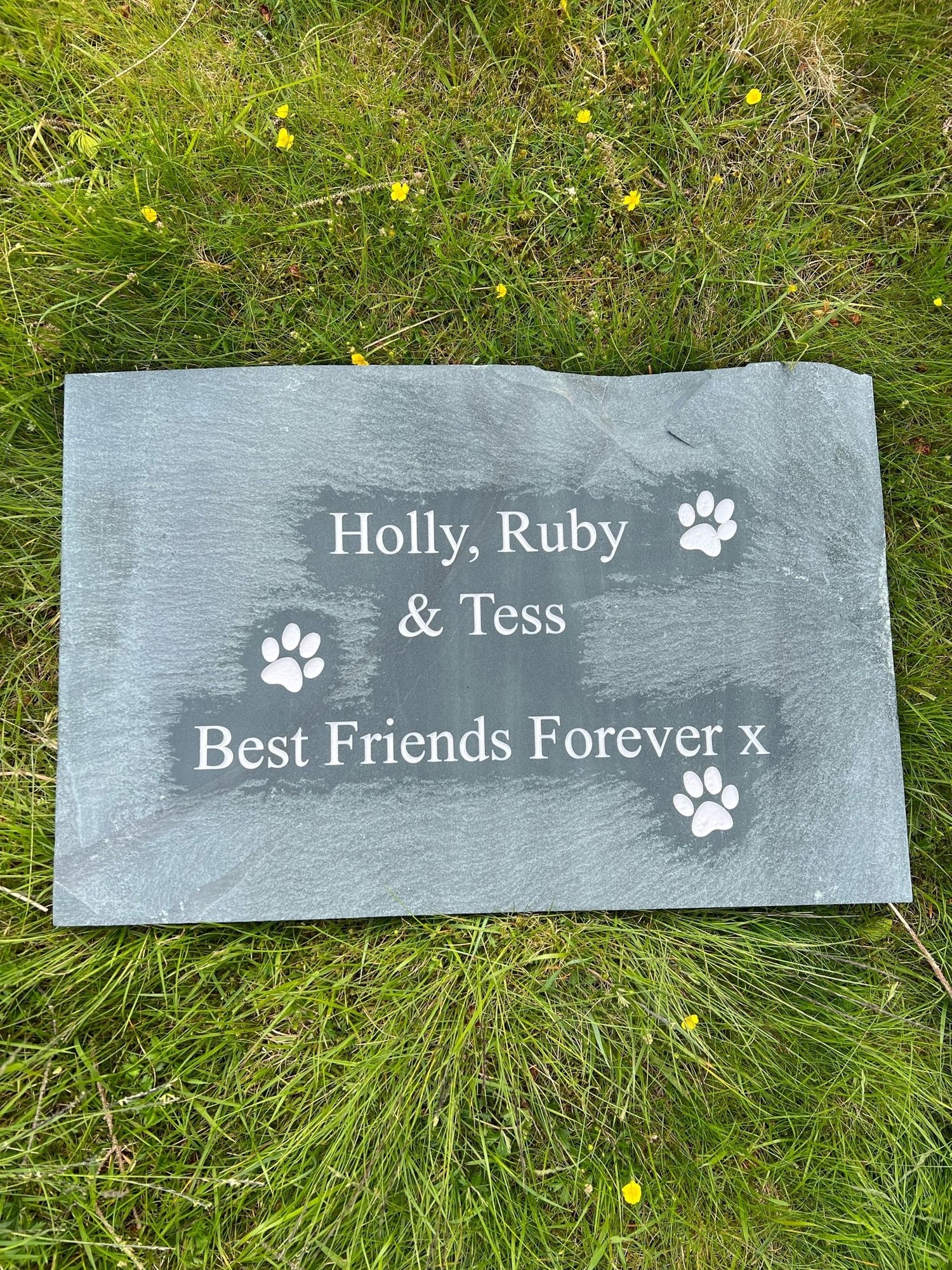 dog memorial stone