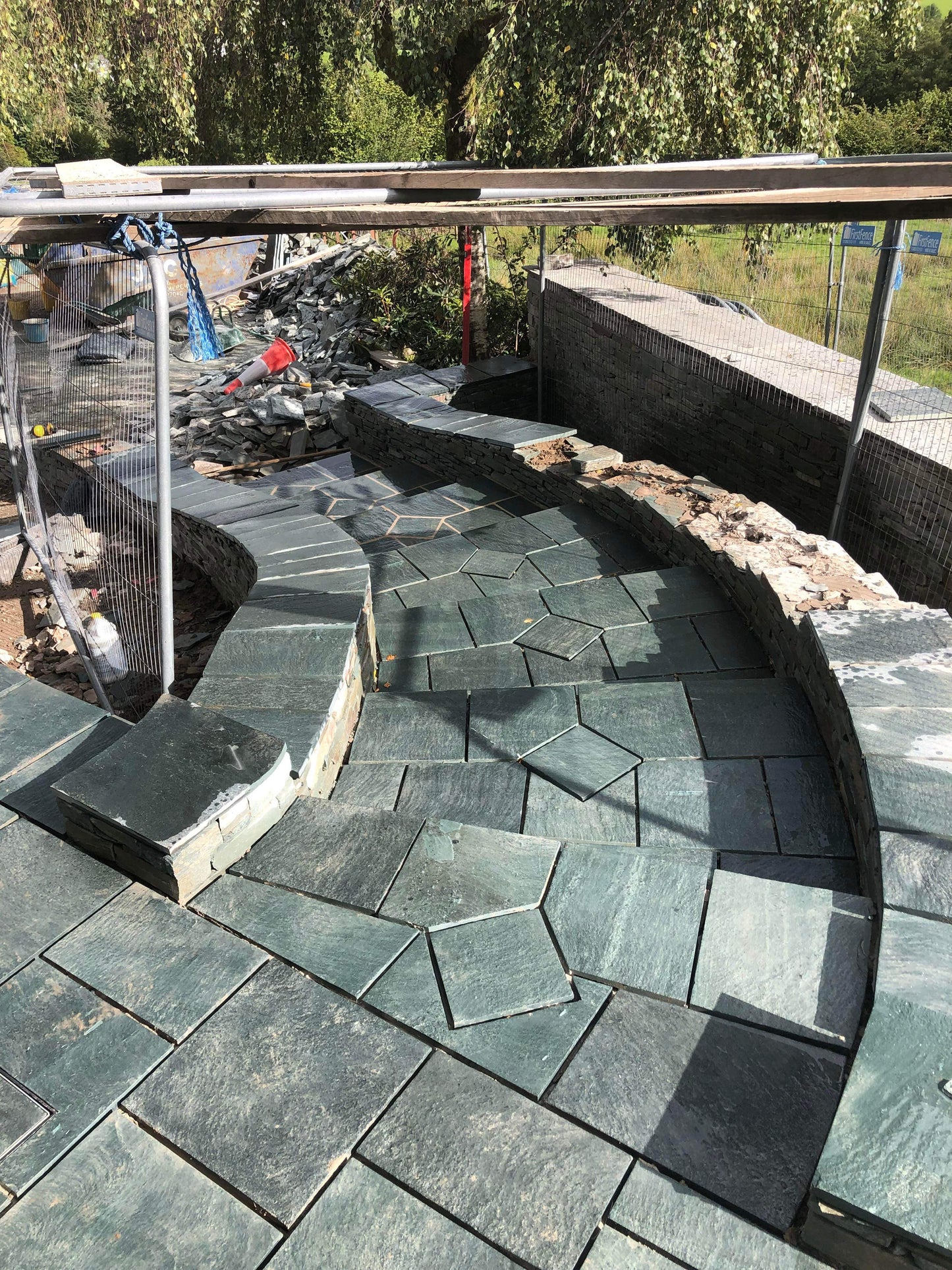slate flagstone floor tiles