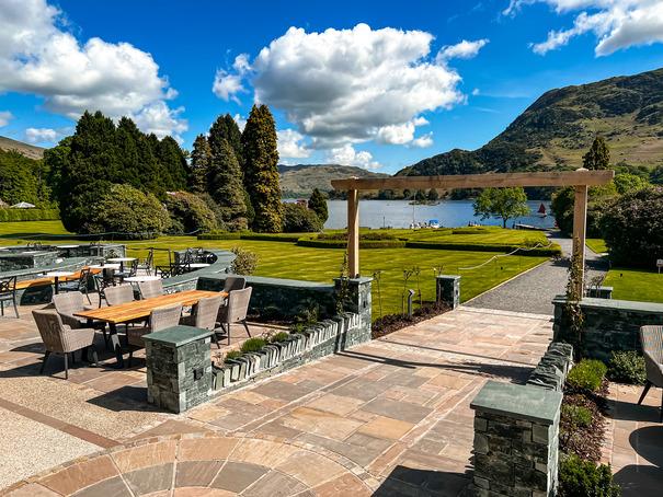 slate terrace on lake district hotels