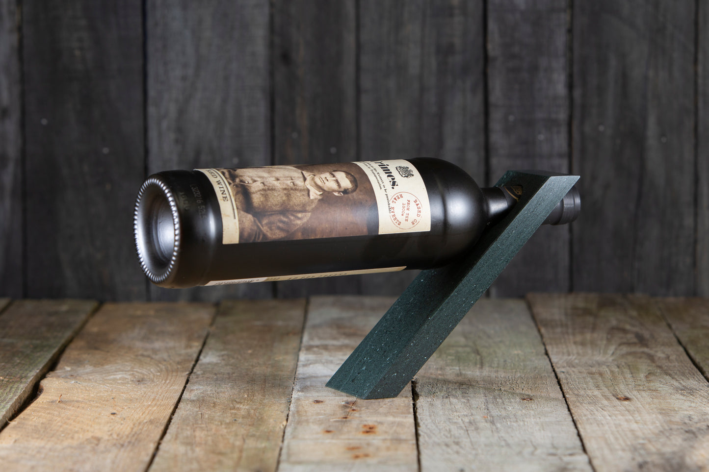 Single Hole Slate Wine Rack