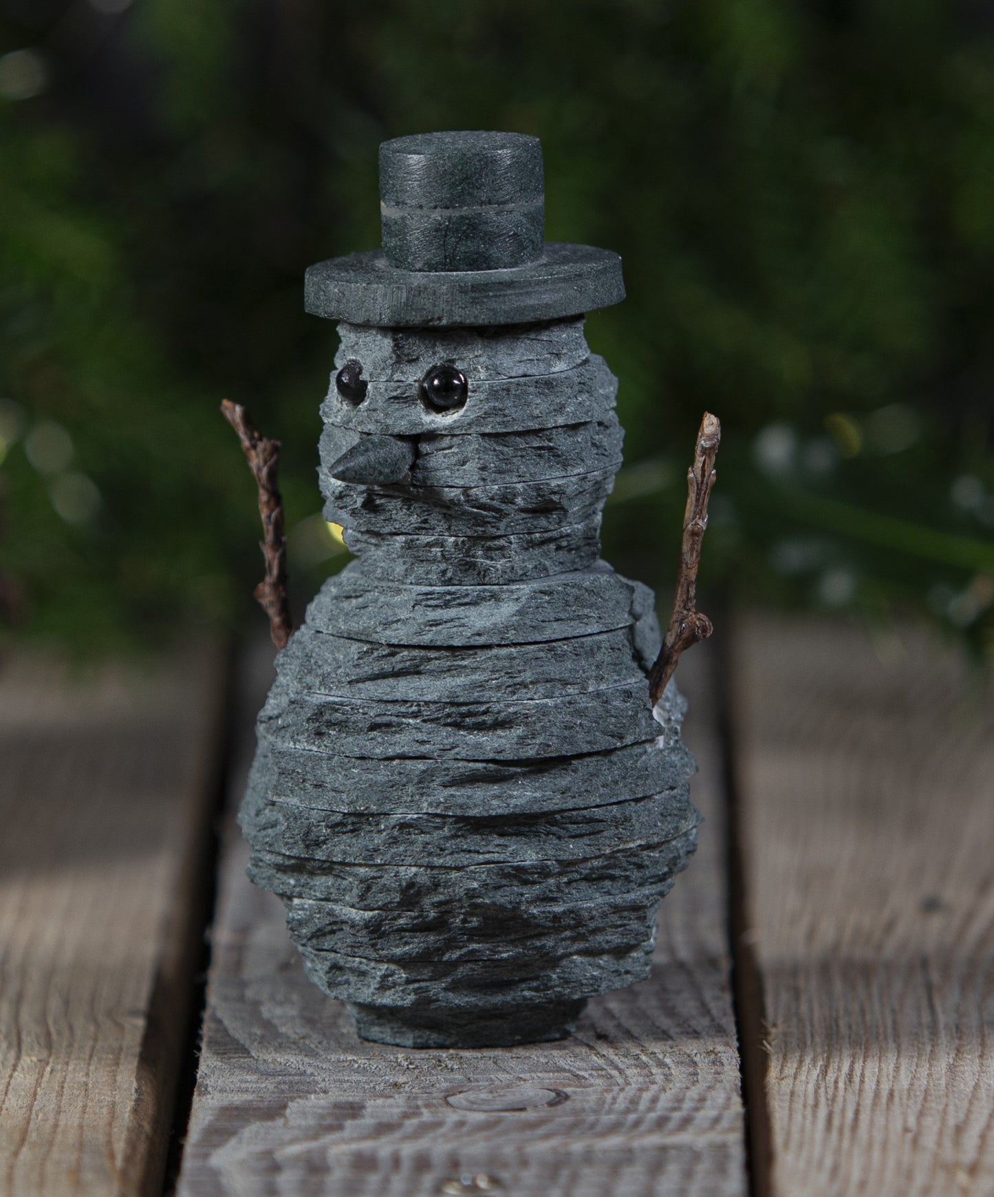slate snowman - slate christmas ornaments
