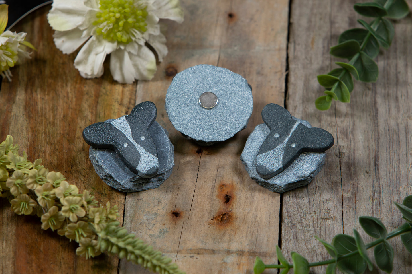 Collie Slate fridge magnet - slate ornaments