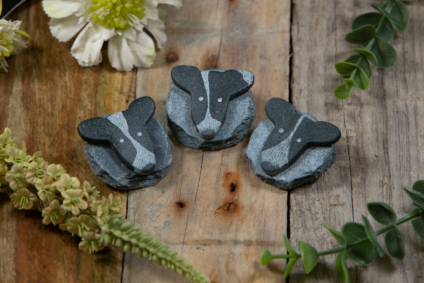 Collie Slate fridge magnet