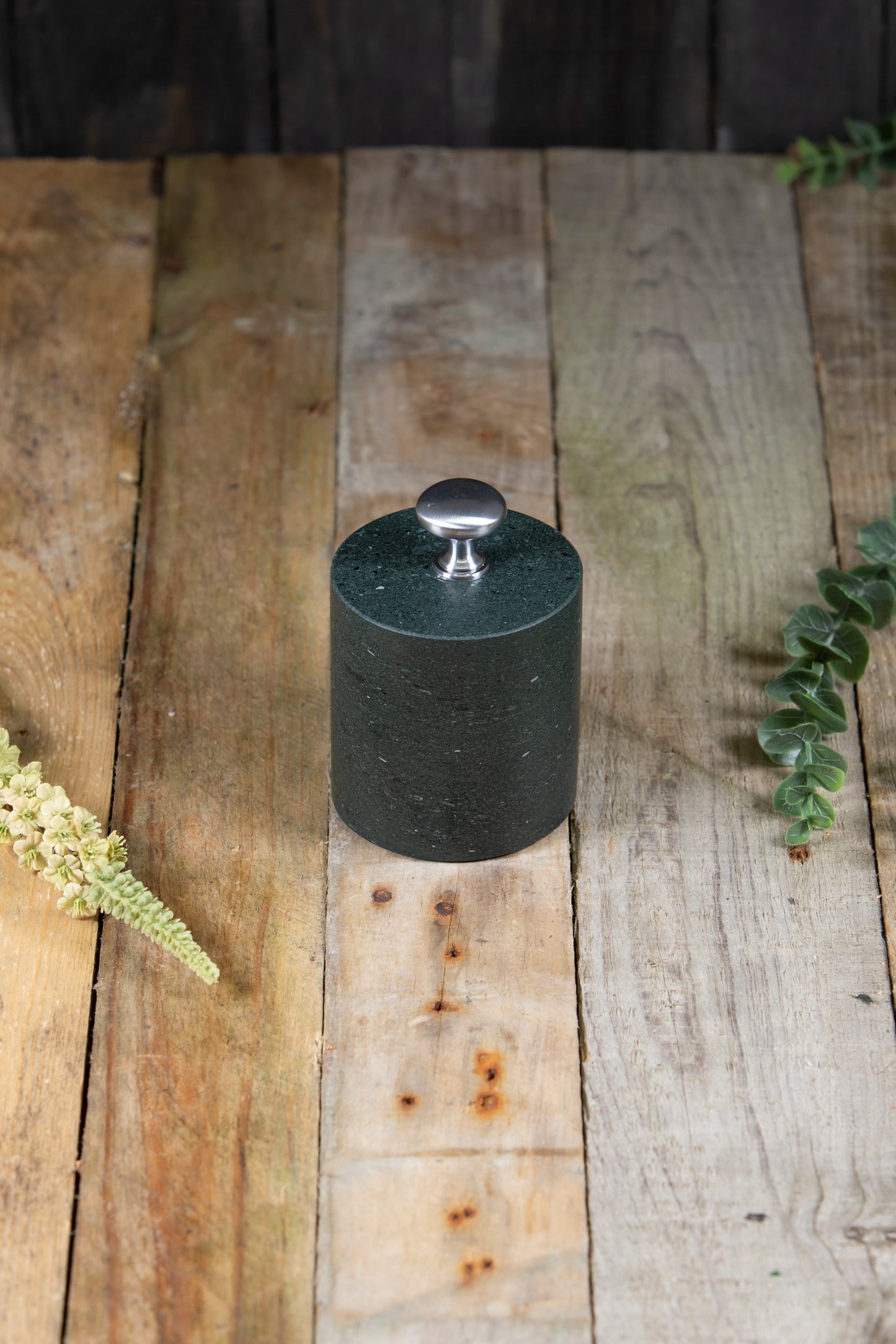 round slate door stop
