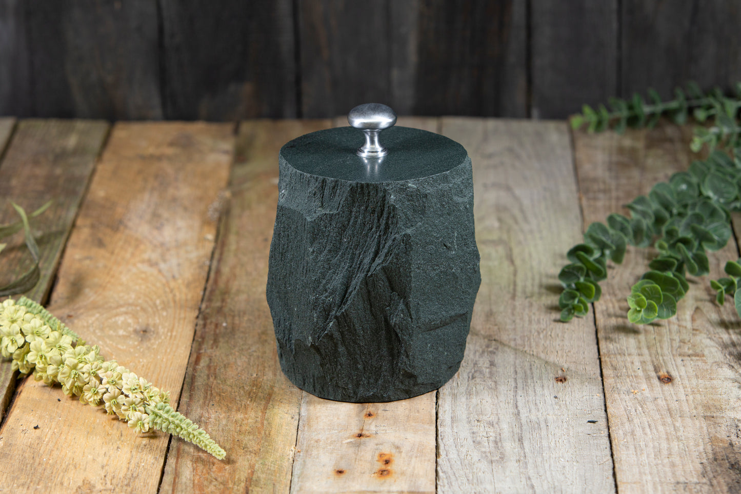 rustic slate door stop