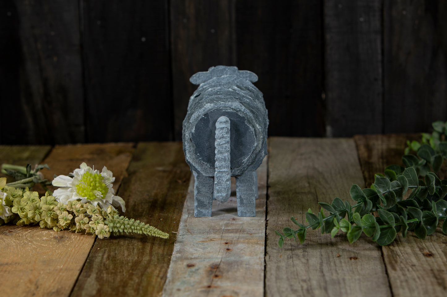 Slate Herdwick Ewe - Slate Sheep Garden Ornaments
