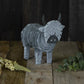 Slate Highland Cow sculpture