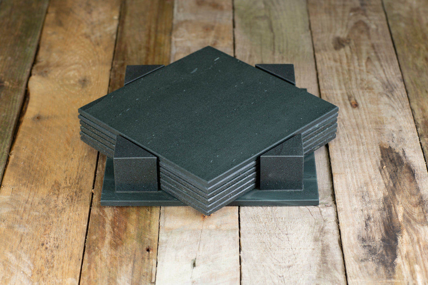 Set of 4 smooth table mats