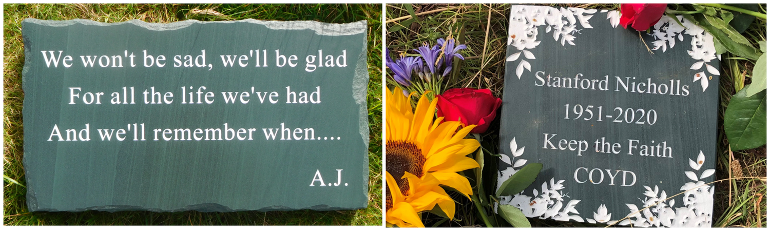 headstone plaque
