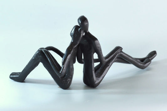 Metal Couple sitting
