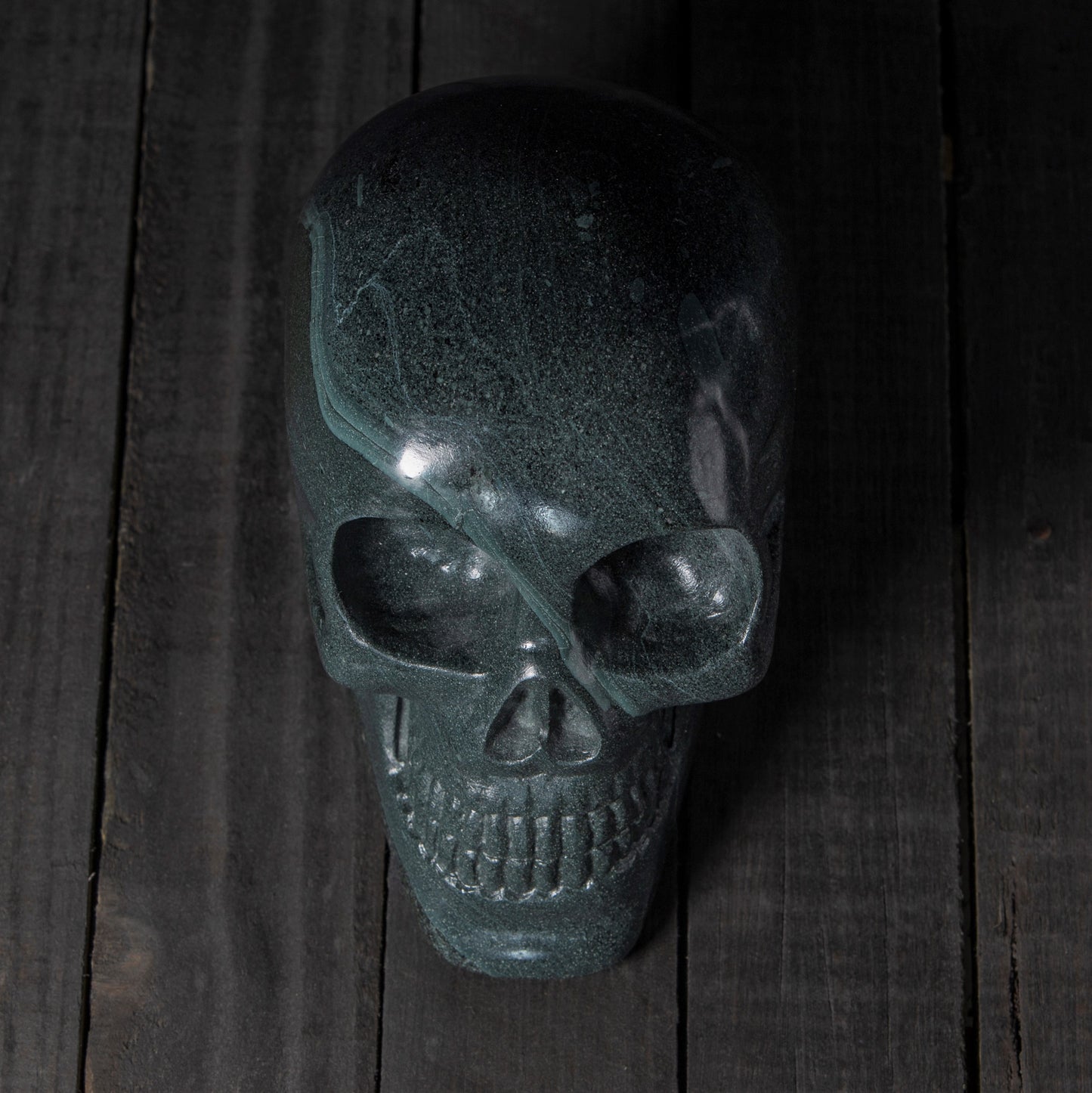 Honister Slate hand carved human skull