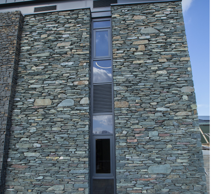 stone cladding for outside walls