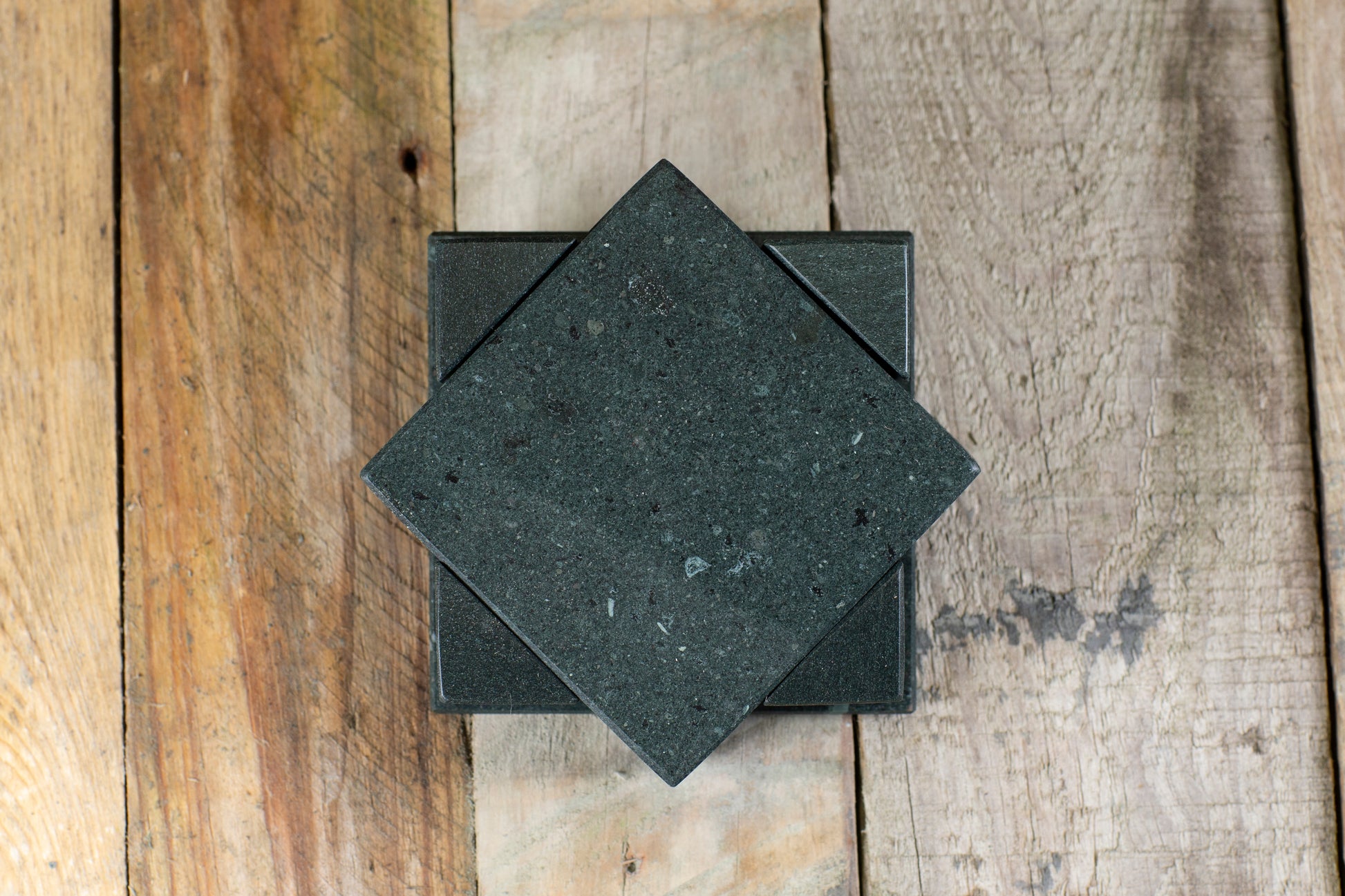 single slate coaster set
