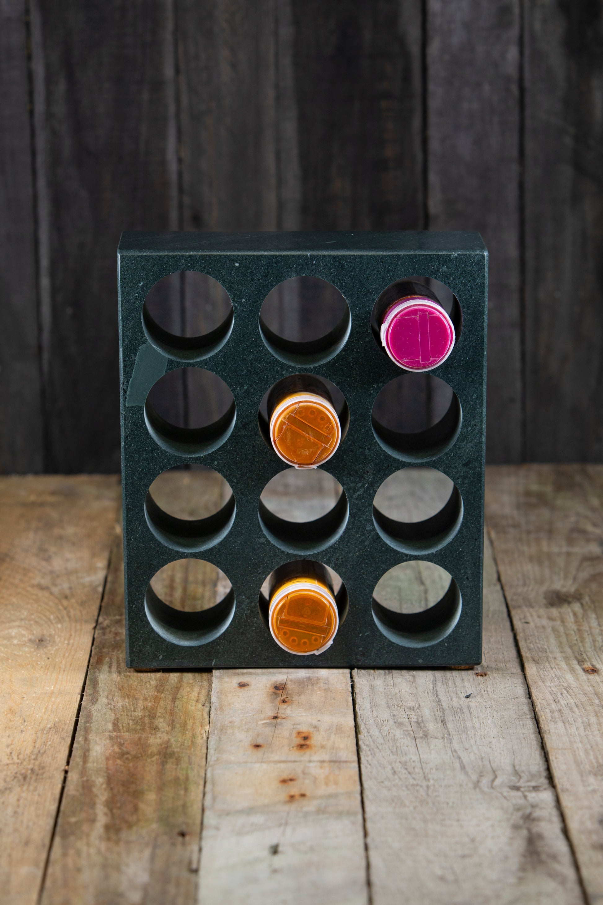 Slate Spice Holder with 12 holes
