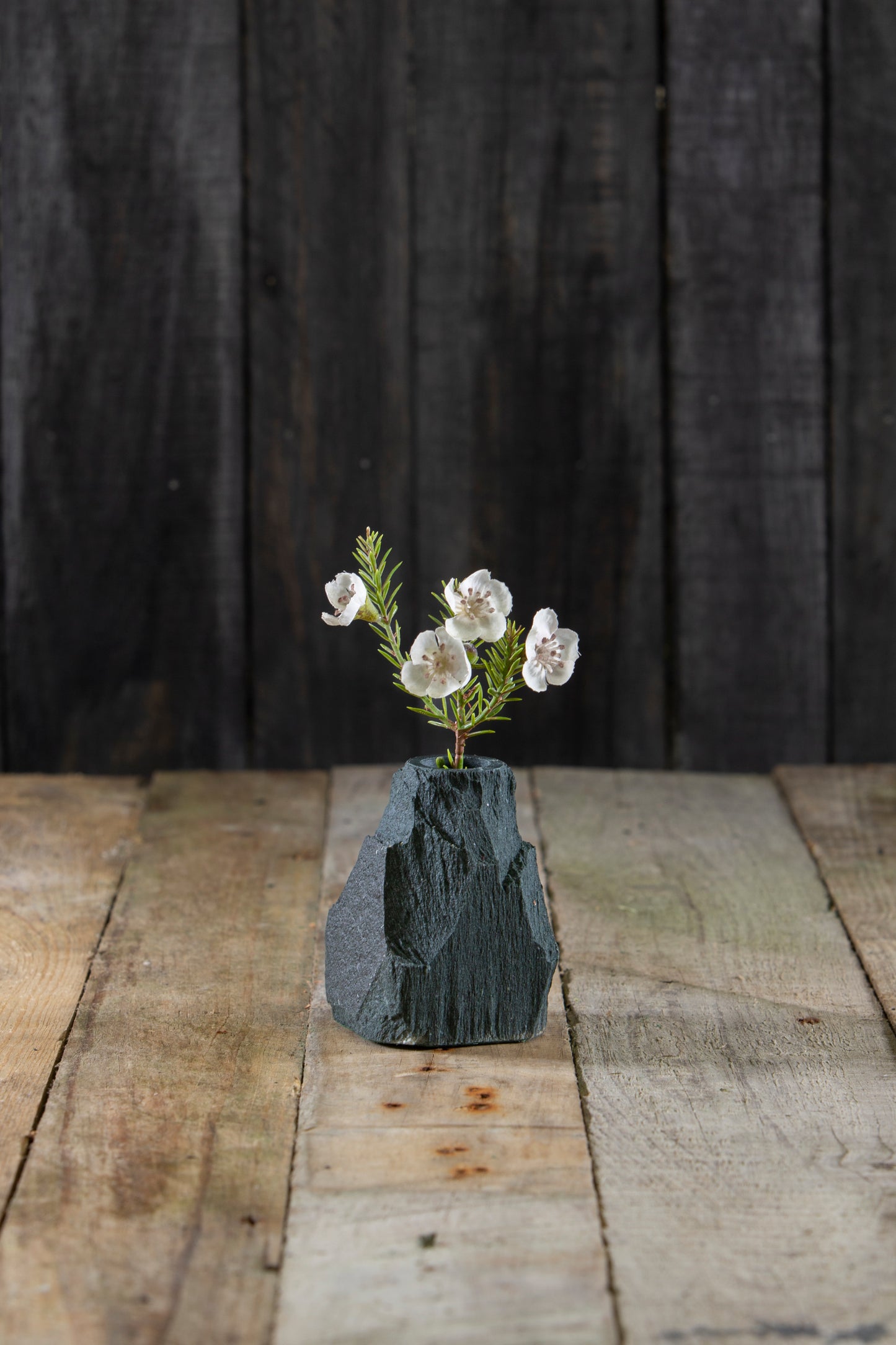 mini slate flower vase
