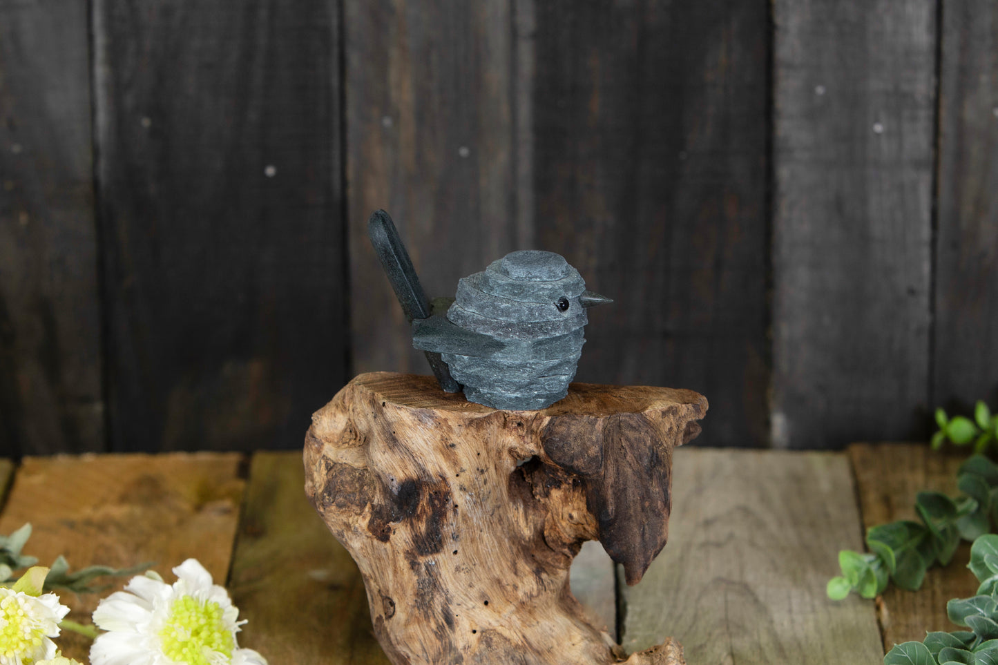 Slate Wren Ornament