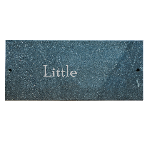 12x5" Single Line House Name Sign - Prices from 100.00 to 199.00