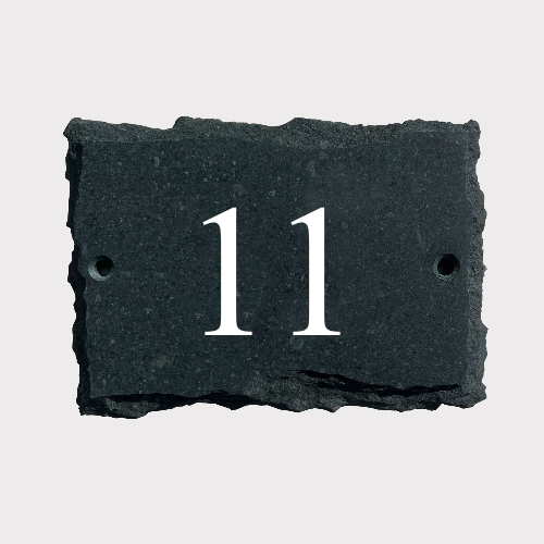 6x5" House Number Sign - Prices from 0.00 to 99.00