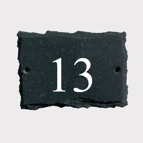 6x5" House Number Sign - Prices from 0.00 to 99.00