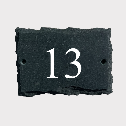 6x5" House Number Sign - Prices from 0.00 to 99.00
