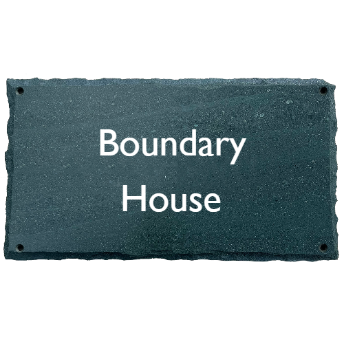 17x9" Two Line House Name Sign - Prices from 100.00 to 199.00