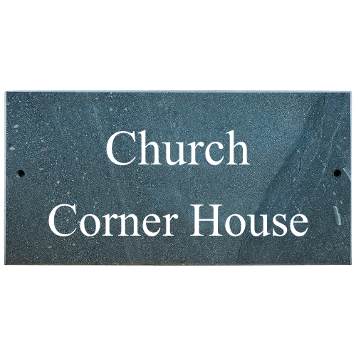 24x12" Two Line House Name Sign - Prices from 100.00 to 199.00