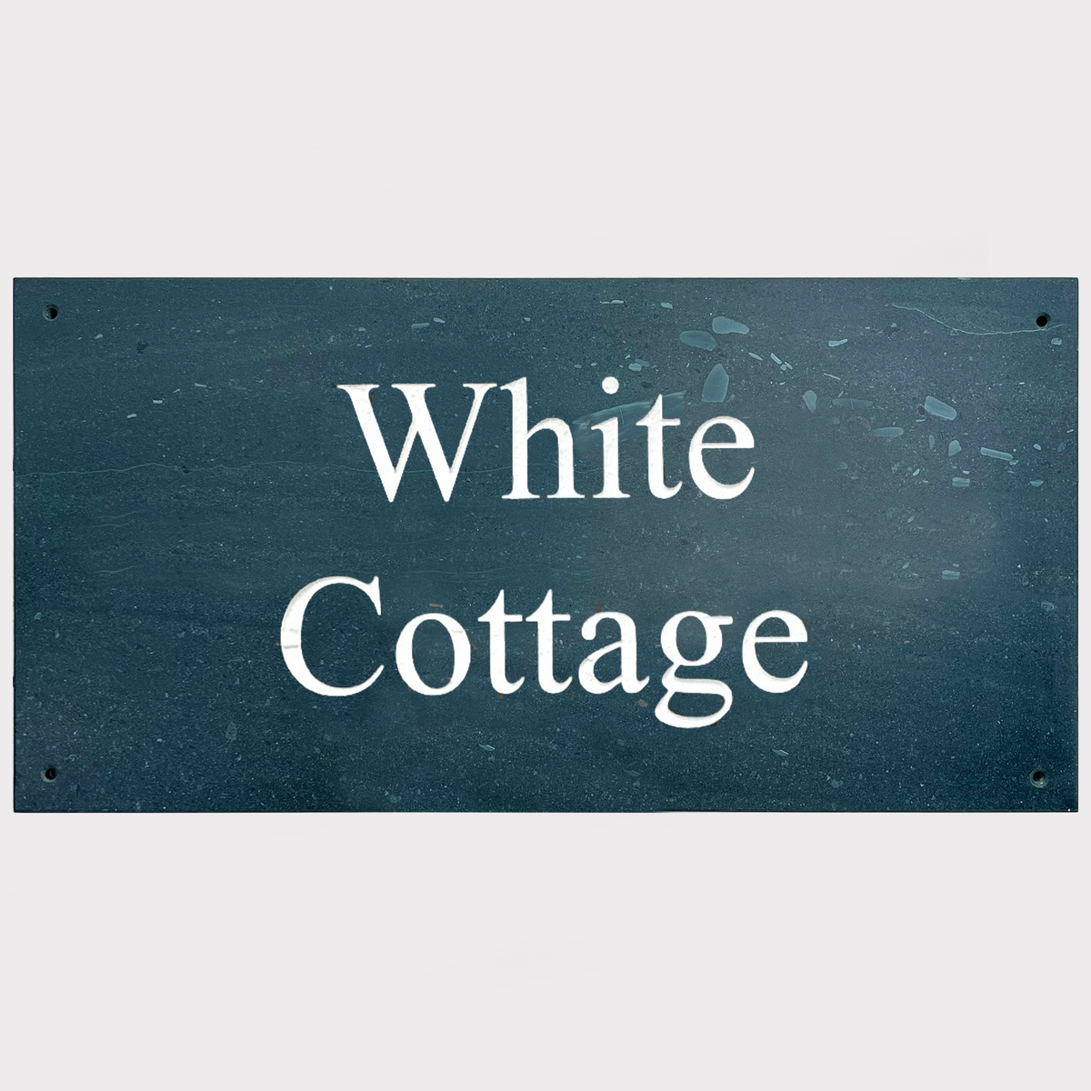 24"x12" Two Line House Name Sign