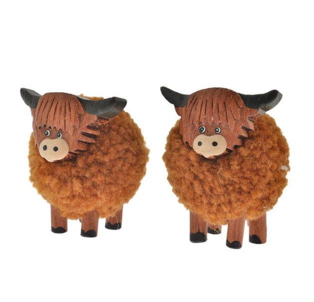 Pom Pom Highland Cow