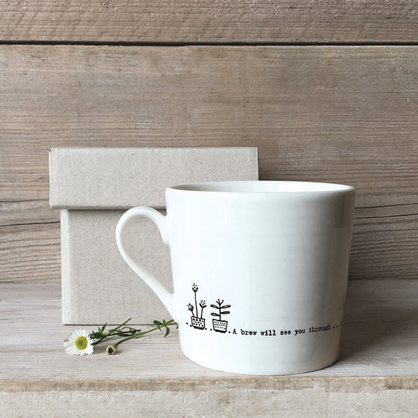 A Brew Will See You Through Mug