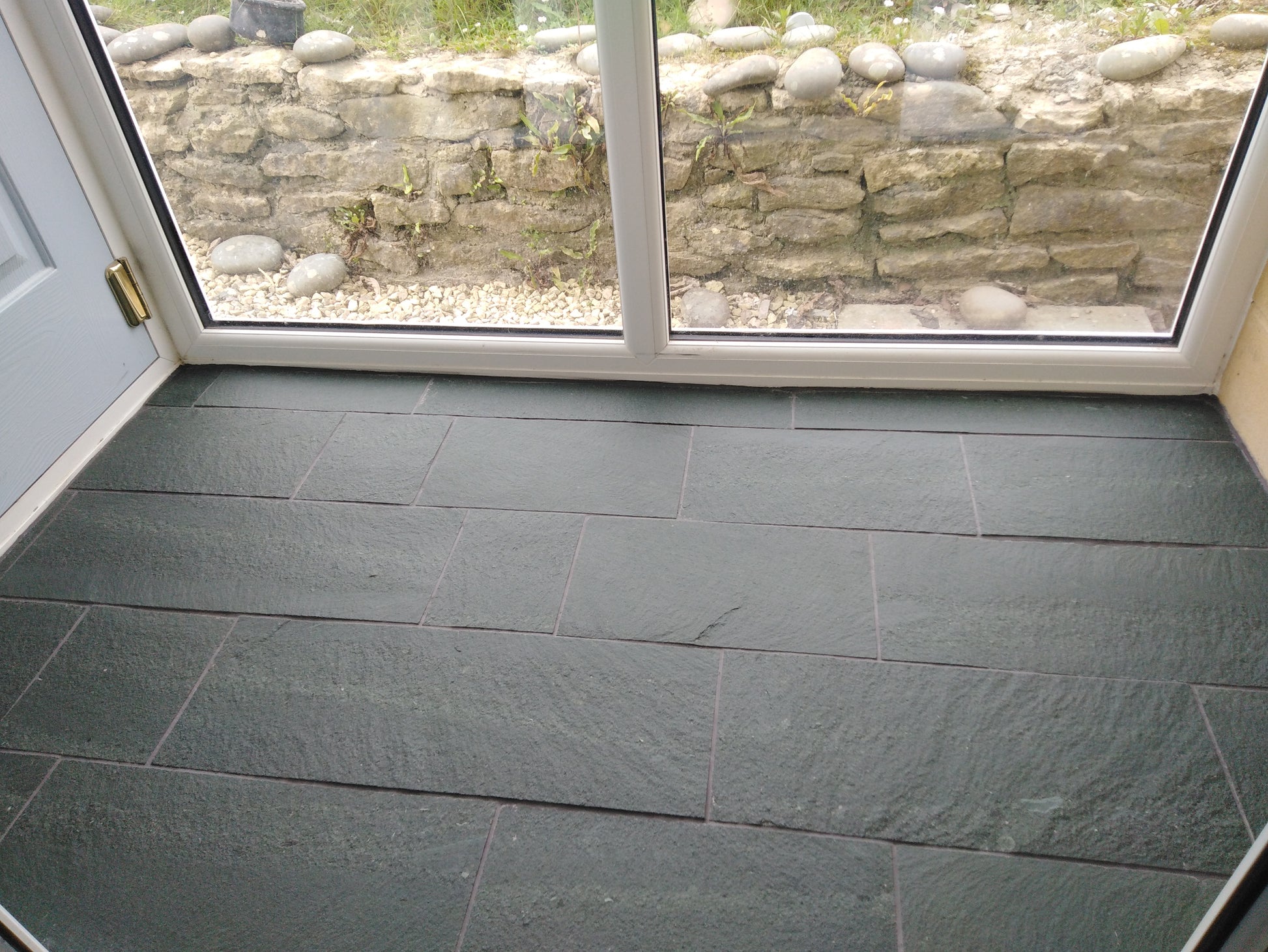 indoor riven slate floor tiles