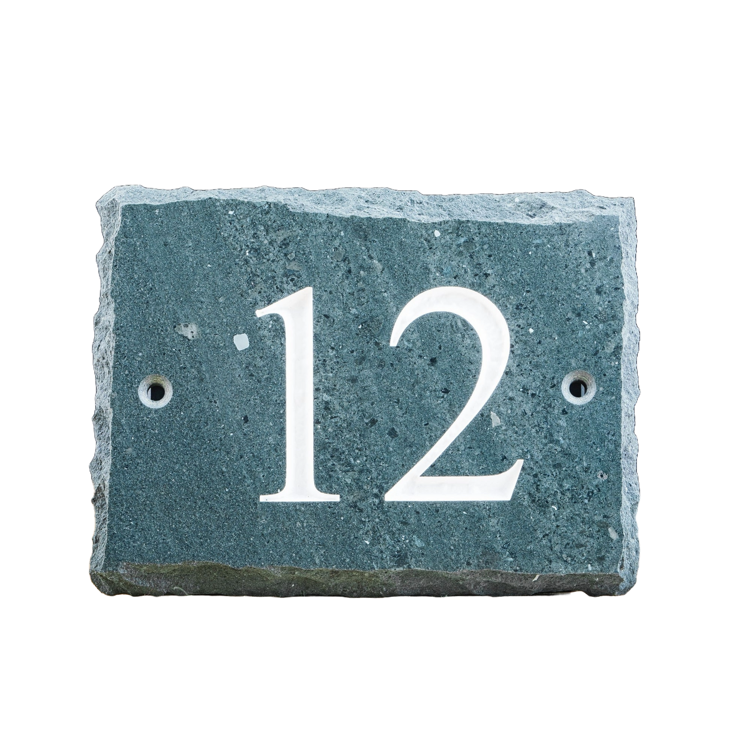 Slate House Number 3 Inch Harassed edges