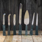 Picture of various Slate handled knives