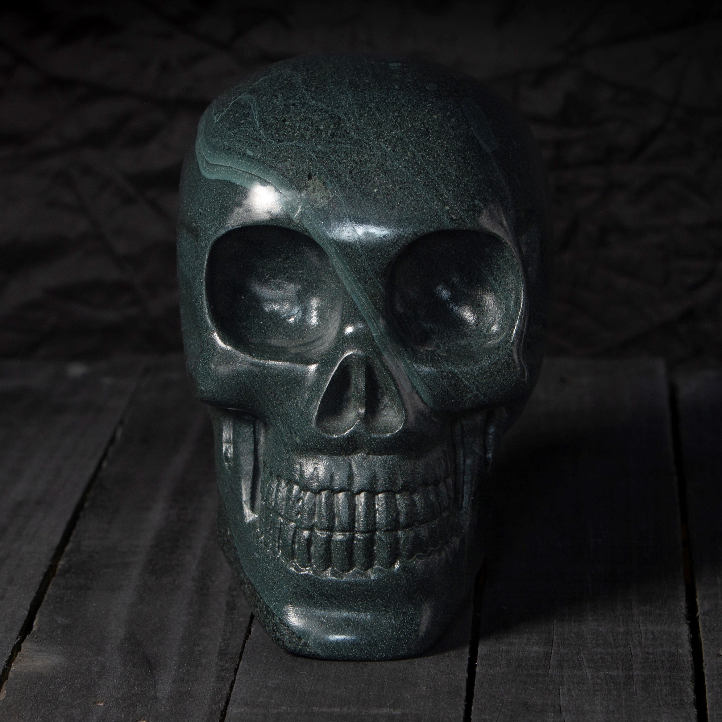 slate skull - slate statues for sale