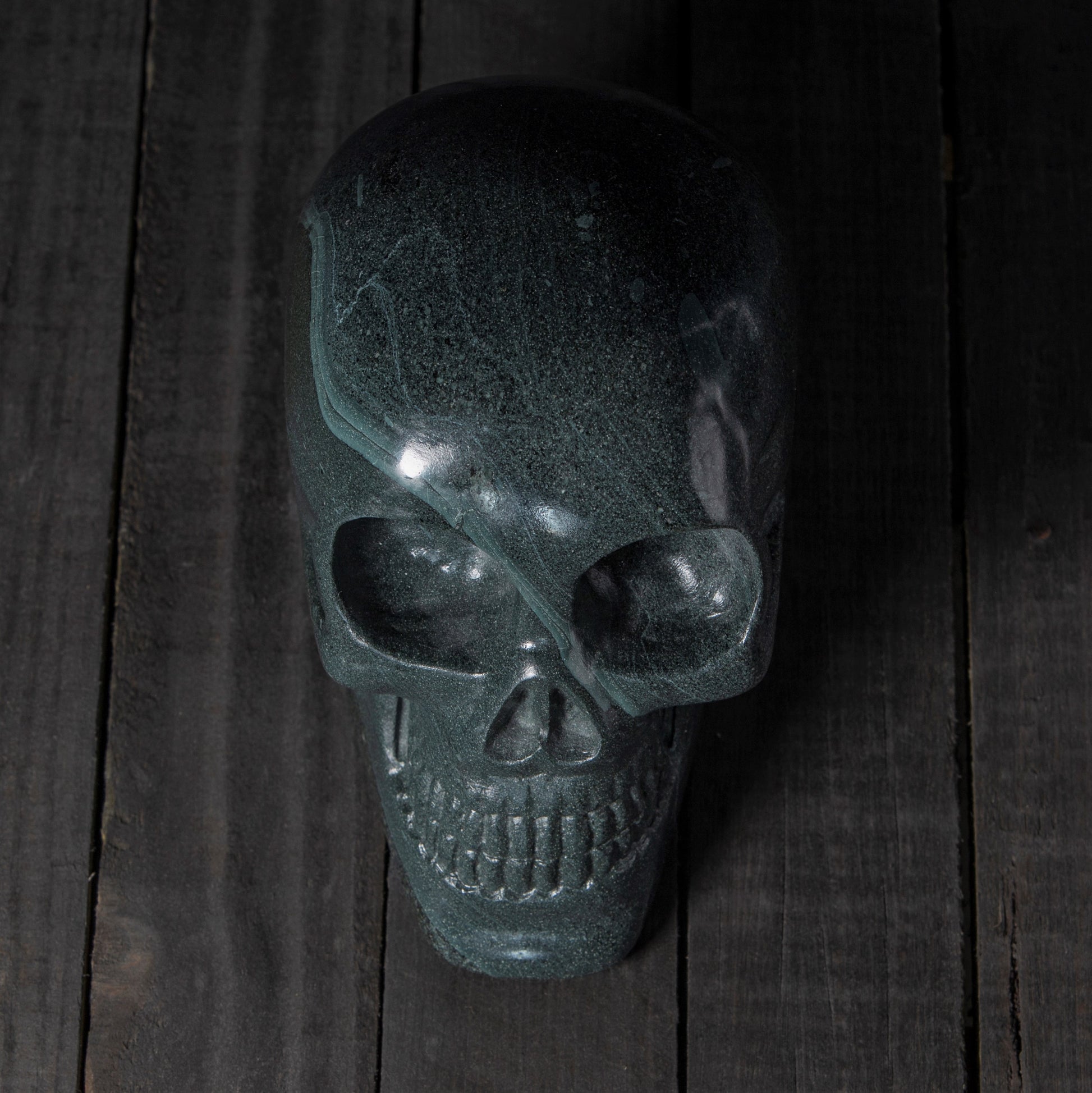 slate skull - slate sculptures for sale