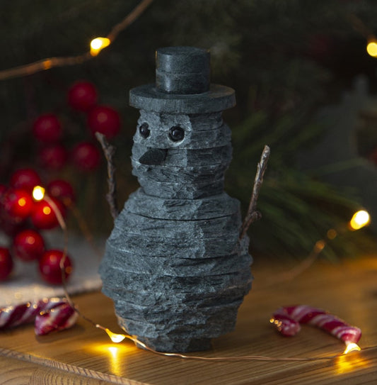 slate snowman - slate christmas decorations