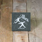 single Honister slate activity coaster