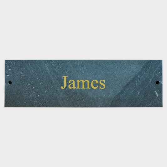 17x5" Bespoke Slate House Name Sign - Prices from 100.00 to 199.00